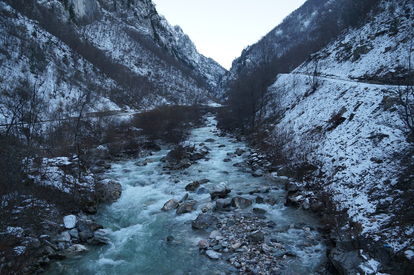 Rivier in de Rugovakloof bij Peja